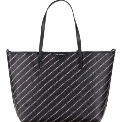 Karl Lagerfeld Torebka Czarny. Czarne torebki klasyczne damskie KARL LAGERFELD, w paski, ze skóry, bez dodatków. Za 1093,95 zł.