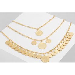 Naszyjniki damskie: Kenneth Jay Lane COIN NECKLACE Naszyjnik satin goldcoloured