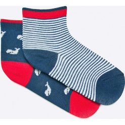 Blukids - Skarpetki dziecięce (2-pack). Niebieskie skarpetki chłopięce Blukids, bez wzorów, z elastanu. W wyprzedaży za 17,90 zł.