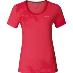 Koszulka sportowa "Maren" w kolorze czerwonym. Czerwone bluzki sportowe damskie Odlo Women, xs, bez wzorów, ze skóry, z okrągłym kołnierzem, bez rękawów, bez kaptura. W wyprzedaży za 89,95 zł.