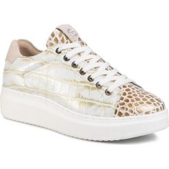 Sneakersy TAMARIS - 1-23775-34 Lt Gold Croco 904. Żółte półbuty damskie Tamaris, ze skóry ekologicznej. W wyprzedaży za 229,00 zł.