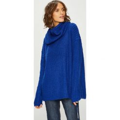 Answear - Sweter. Brązowe swetry damskie ANSWEAR, s, bez wzorów, z dzianiny, bez rękawów, bez kaptura. W wyprzedaży za 69,90 zł.