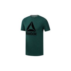 T-shirty z krótkim rękawem Reebok Sport Koszulka Training Essentials Marble Melange. Czarne koszulki męskie Reebok Sport, s, bez wzorów, sportowe, bez kołnierzyka, z krótkim rękawem, krótkie. Za 119,00 zł.