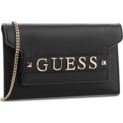 Torebka GUESS - HWVG68 76730 BLA. Czarne torebki klasyczne damskie Guess, z aplikacjami, ze skóry ekologicznej. Za 449,00 zł.