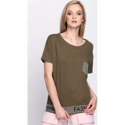Bluzki damskie: Zielony T-shirt Fashion
