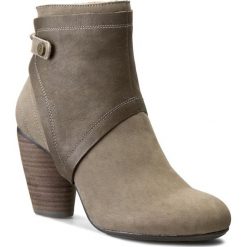Botki EMU AUSTRALIA - Nepean W11136 Sand. Brązowe botki damskie na obcasie EMU Australia, na jesień, z gumy. W wyprzedaży za 439,00 zł.