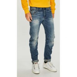 G-Star Raw - Jeansy Arc 3d Slim. Niebieskie jeansy męskie G-Star RAW, bez wzorów, retro. W wyprzedaży za 359,90 zł.