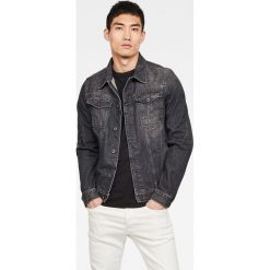 G-Star Raw - Kurtka jeansowa. Czarne płaszcze męskie G-Star RAW, s, bez wzorów, z bawełny, retro, krótkie, bez kaptura. Za 699,90 zł.