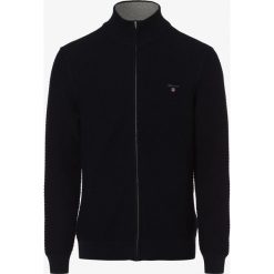 Gant - Kardigan męski, niebieski. Niebieskie kardigany męskie GANT, m, bez wzorów, z dzianiny. Za 649,95 zł.