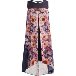 Sukienki: Wallis Petite PRESSED PANSY SPLIT FRONT Sukienka letnia navy