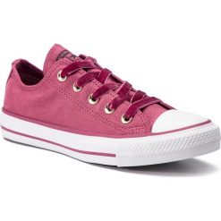 Trampki CONVERSE - Ctas Ox 561706C Vintage Wine/Vintage Wine. Fioletowe półbuty damskie Converse, bez wzorów, z gumy, bez zapięcia. W wyprzedaży za 179,00 zł.