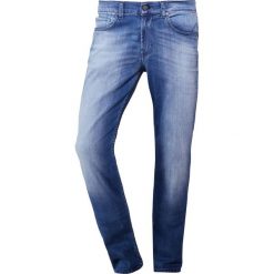7 for all mankind SLIMMY LUXE PERFORMANCE Jeansy Straight Leg dark blue denim. Niebieskie jeansy męskie marki 7 for all mankind, m, bez wzorów. W wyprzedaży za 371,60 zł.