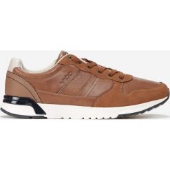 Brązowe Półbuty Kloe. Pomarańczowe buty sportowe męskie Born2be, na lato, na sznurówki. Za 129,99 zł.