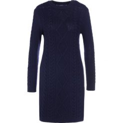 Polo Ralph Lauren ARAN Sukienka dzianinowa navy. Czarne sukienki dzianinowe marki Polo Ralph Lauren, polo. W wyprzedaży za 755,40 zł.