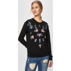 Silvian Heach - Bluza. Czarne bluzy damskie Silvian Heach, s, z haftami, z elastanu, bez rękawów, bez kaptura. W wyprzedaży za 239,90 zł.