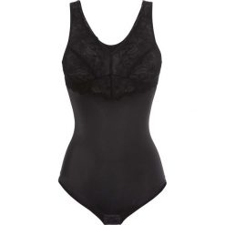 Body shape Level 2 bonprix czarny. Czarne body damskie bonprix, bez wzorów. Za 89,99 zł.