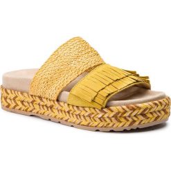 Espadryle IGI&CO - 3197244 Gial. Żółte espadryle damskie IGI&CO, z aplikacjami, ze skóry, bez obcasa. W wyprzedaży za 209,00 zł.