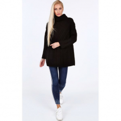 Czarny sweter z golfem 0210. Czarne golfy damskie marki Fasardi. Za 89,00 zł.