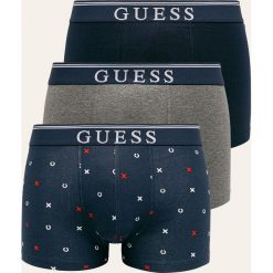 Guess Jeans - Bokserki (3 pack). Niebieskie bokserki męskie Guess Jeans, z aplikacjami, z elastanu. Za 169,90 zł.