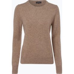 Marie Lund - Sweter damski z wełny merino, beżowy. Brązowe swetry damskie marki Marie Lund, l, bez wzorów, z wełny, eleganckie, bez rękawów, bez kaptura. Za 99,95 zł.