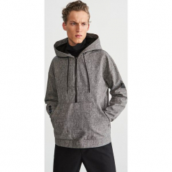 Bluza typu softshell - Szary. Szare bejsbolówki męskie Reserved, l, z softshellu. Za 179,99 zł.