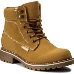 Botki CLARA BARSON - WS722-7 Camel. Brązowe botki damskie na obcasie Clara Barson, z materiału. Za 129,99 zł.