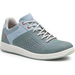 Półbuty LOWA - San Francisco Gtx Lo Ws GORE-TEX 320800 Ice Blue 0671. Niebieskie półbuty damskie Lowa, na co dzień, bez wzorów, ze skóry, bez obcasa, na płaskiej podeszwie, bez zapięcia. Za 809,00 zł.