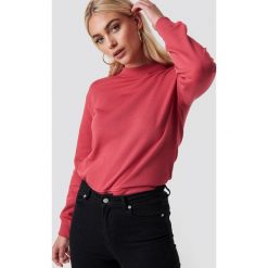 NA-KD Basic Bluza basic - Pink. Różowe bluzy rozpinane damskie NA-KD Basic, prążkowane. Za 100,95 zł.