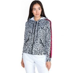 Versace Jeans Bluza Czarny Biały. Czarne bluzy damskie Versace Jeans, xs, bez wzorów, z elastanu, bez rękawów, bez kaptura. Za 1734,95 zł.