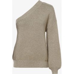 Liu Jo Collection - Sweter damski, złoty. Żółte swetry damskie Liu Jo Collection, m, bez wzorów, prążkowane, eleganckie, bez rękawów, bez kaptura. Za 649,95 zł.
