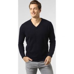 Andrew James - Sweter męski, niebieski. Niebieskie swetry męskie Andrew James, na zimę, xl, bez wzorów, z wełny, bez kołnierzyka, bez kaptura. Za 179,95 zł.