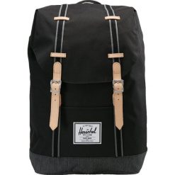 Herschel RETREAT Plecak black/black denim. Czarne plecaki damskie Herschel, z denimu. Za 529,00 zł.
