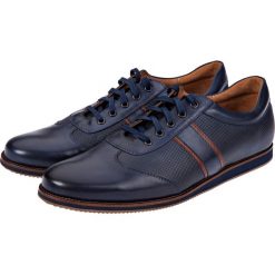 Buty Granatowe Strike. Brązowe buty sportowe męskie marki LANCERTO, z bawełny. W wyprzedaży za 349,90 zł.