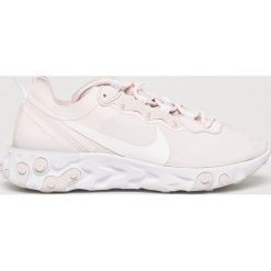 Nike Sportswear - Buty React Element. Różowe buty sportowe damskie Nike Sportswear, bez wzorów, z gumy, sportowe. W wyprzedaży za 399,90 zł.