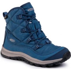 Trekkingi KEEN - Terradora Ankle Wp 1021737 Stellar/Majolica Blue. Niebieskie trapery damskie Keen, z tworzywa sztucznego, bez obcasa, bez zapięcia. W wyprzedaży za 269,00 zł.