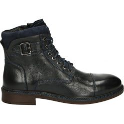 Botki męskie - 57477 NAVY. Niebieskie bez kategorii marki Venezia, ze skóry. Za 269,00 zł.
