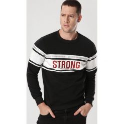 Czarno-Biała Bluza Laolyse. Czarne bluzy męskie Born2be, xl, bez wzorów, bez kołnierzyka, bez rękawów, bez kaptura. Za 69,99 zł.