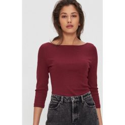 Bluzka basic - Bordowy. Czerwone bluzki damskie House, s, bez wzorów, bez kołnierzyka, bez rękawów. Za 39,99 zł.