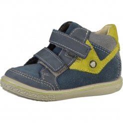 Pepino Buty dziecięce niebieski / cytrynowy. Czarne buciki niemowlęce marki Born2be, z materiału, z okrągłym noskiem, na zamek. Za 339,00 zł.