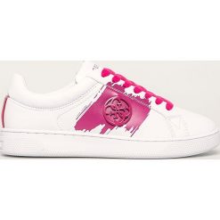 Guess Jeans - Buty. Białe buty sportowe damskie Guess Jeans, z jeansu. Za 399,90 zł.