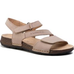 Sandały LASOCKI - WI21-CORSA-04 Beige 1. Brązowe klapki damskie Lasocki, bez wzorów, ze skóry, bez obcasa. Za 99,99 zł.