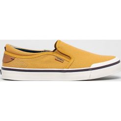 Wrangler - Tenisówki. Niebieskie trampki męskie Wrangler, bez wzorów, z gumy, bez zapięcia. W wyprzedaży za 159,90 zł.
