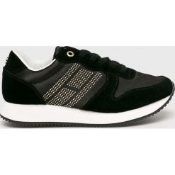 Tommy Hilfiger - Buty. Niebieskie buty sportowe damskie TOMMY HILFIGER, bez wzorów, ze skóry, sportowe. Za 399,90 zł.