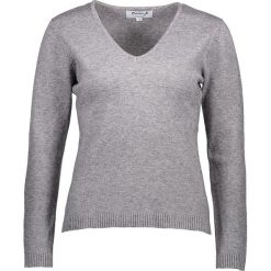 Sweter w kolorze szarym. Szare swetry damskie marki Cashmere & Jackets, s, bez wzorów, z kaszmiru, bez rękawów, bez kaptura. W wyprzedaży za 137,95 zł.