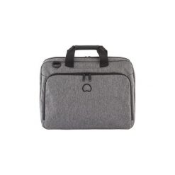 Torba na laptopa 15.6" szara dwukomorowa szara Delsey. Szare torby na laptopa Delsey, w paski, biznesowe. Za 239,00 zł.