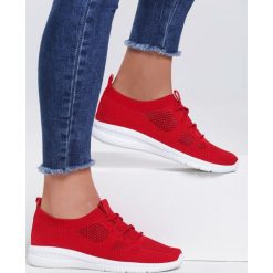 Czerwone Buty Sportowe Sanctitude. Czerwone buty sportowe damskie Inny, bez wzorów, sportowe. Za 69,99 zł.
