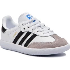 Buty adidas - Samba Og El I BB6969 Ftwwht/Cblack/Cgrani. Białe półbuty dziewczęce Adidas, bez wzorów, ze skóry ekologicznej, bez zapięcia. Za 179,00 zł.