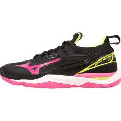 Buty sportowe damskie: Mizuno WAVE MIRAGE Obuwie do piłki ręcznej black/pink glow/safety yellow