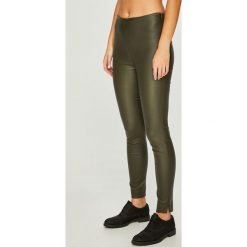 Answear - Spodnie Nomad. Zielone spodnie damskie ANSWEAR, s, bez wzorów, z elastanu, casualowe. W wyprzedaży za 59,90 zł.
