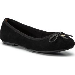 Baleriny KAZAR - Katie 34149-02-00 Black. Czarne baleriny damskie Kazar, bez wzorów, ze skóry, na wysokim obcasie. Za 269,00 zł.